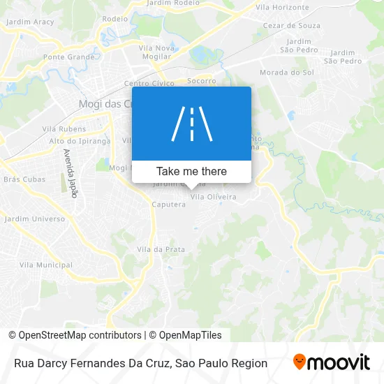 Rua Darcy Fernandes Da Cruz map