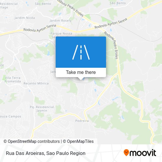 Rua Das Aroeiras map