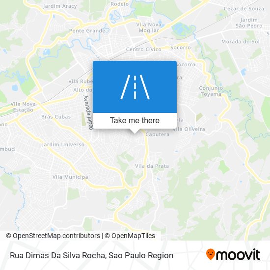 Mapa Rua Dimas Da Silva Rocha