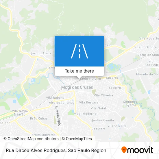 Rua Dirceu Alves Rodrigues map