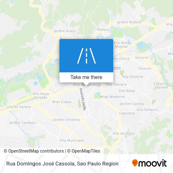 Rua Domingos José Cassola map
