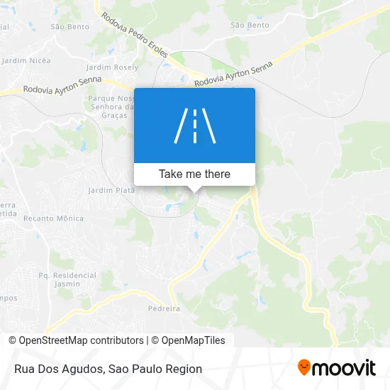 Rua Dos Agudos map