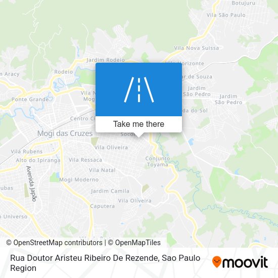 Rua Doutor Aristeu Ribeiro De Rezende map
