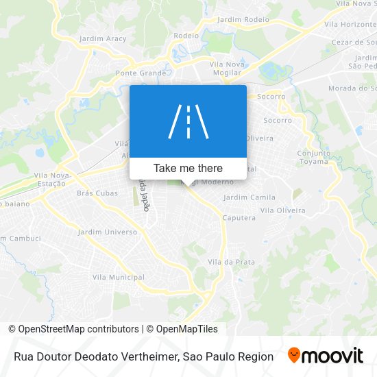 Rua Doutor Deodato Vertheimer map