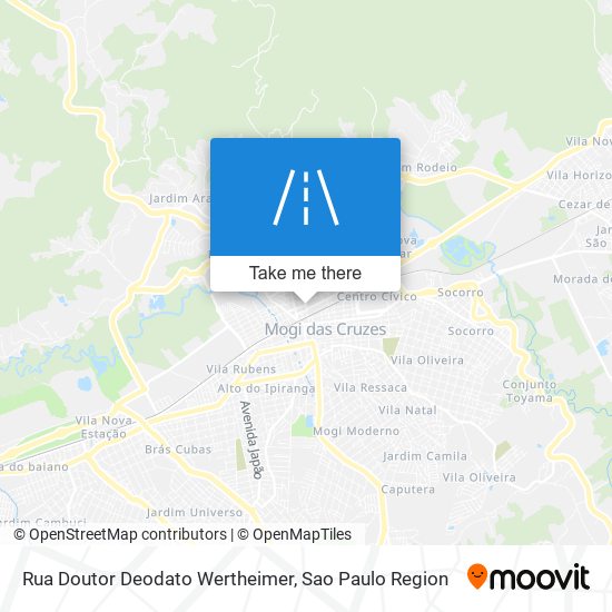 Rua Doutor Deodato Wertheimer map