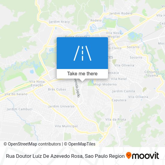 Rua Doutor Luíz De Azevedo Rosa map