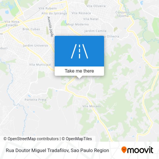 Rua Doutor Miguel Tradafilov map