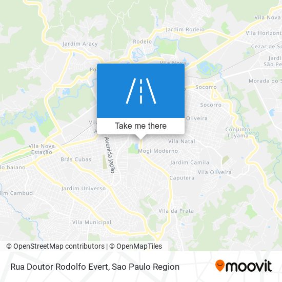 Rua Doutor Rodolfo Evert map