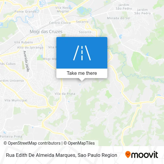 Rua Edith De Almeida Marques map
