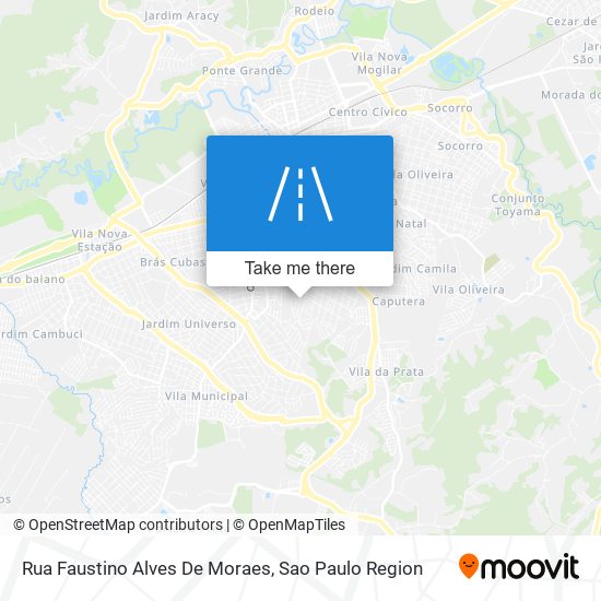 Rua Faustino Alves De Moraes map