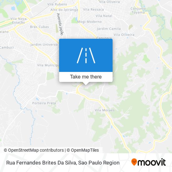 Mapa Rua Fernandes Brites Da Silva