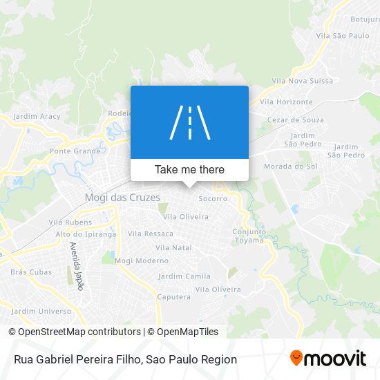 Mapa Rua Gabriel Pereira Filho