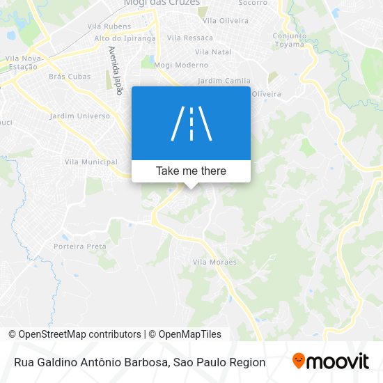 Rua Galdino Antônio Barbosa map