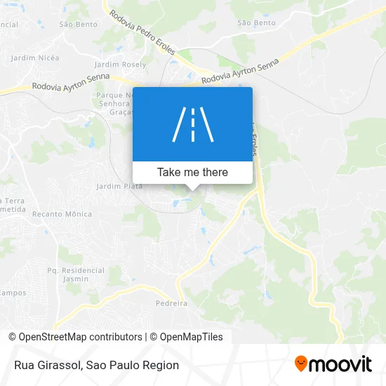 Rua Girassol map