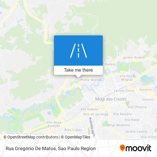 Mapa Rua Gregório De Matos