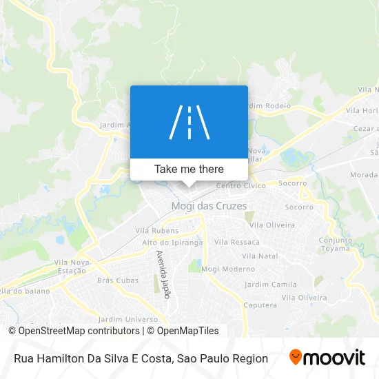 Rua Hamilton Da Silva E Costa map
