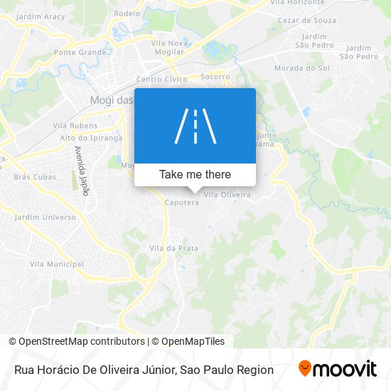 Mapa Rua Horácio De Oliveira Júnior