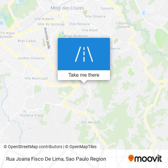 Mapa Rua Joana Fisco De Lima