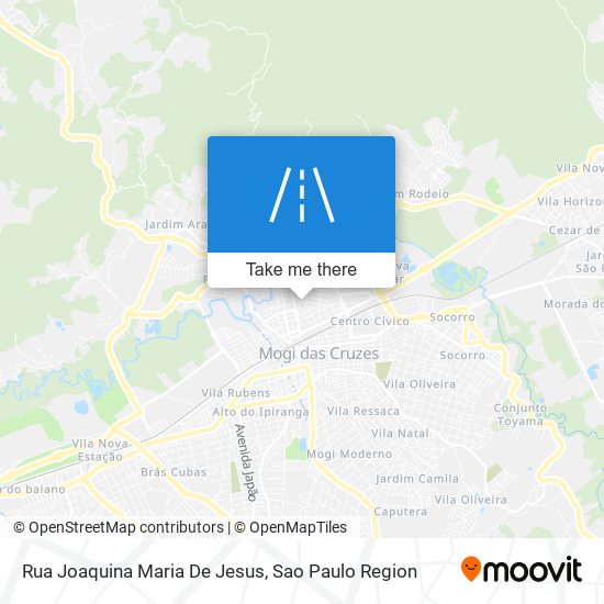 Rua Joaquina Maria De Jesus map