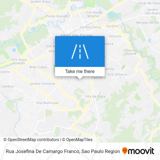 Rua Josefina De Camargo Franco map