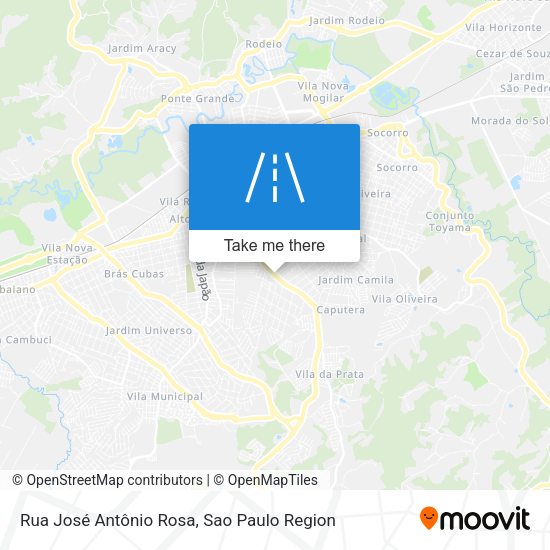 Rua José Antônio Rosa map