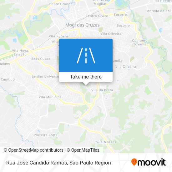 Rua José Candido Ramos map
