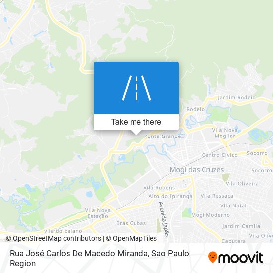 Mapa Rua José Carlos De Macedo Miranda