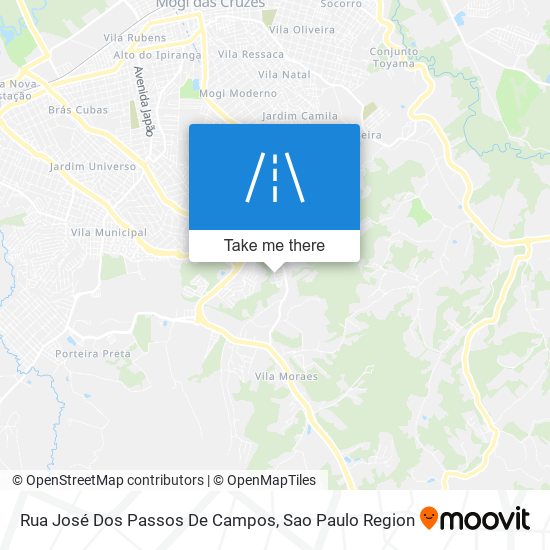 Rua José Dos Passos De Campos map