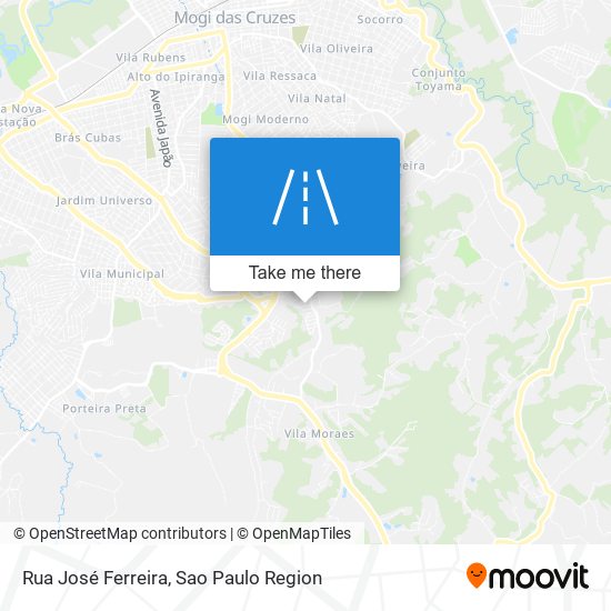 Mapa Rua José Ferreira