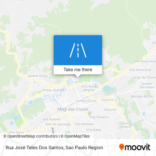 Mapa Rua José Teles Dos Santos