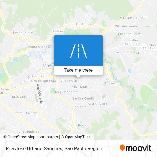 Rua José Urbano Sanches map