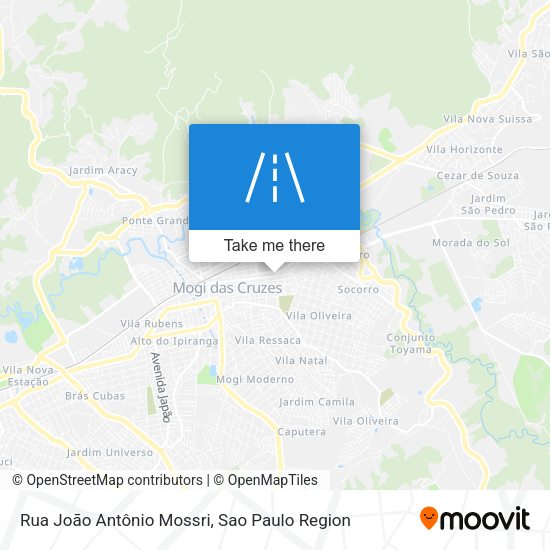 Rua João Antônio Mossri map