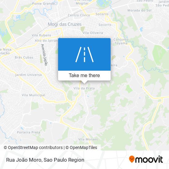 Mapa Rua João Moro