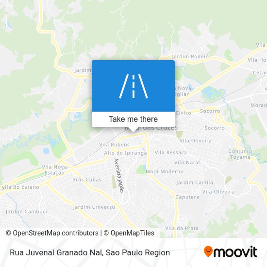 Rua Juvenal Granado Nal map