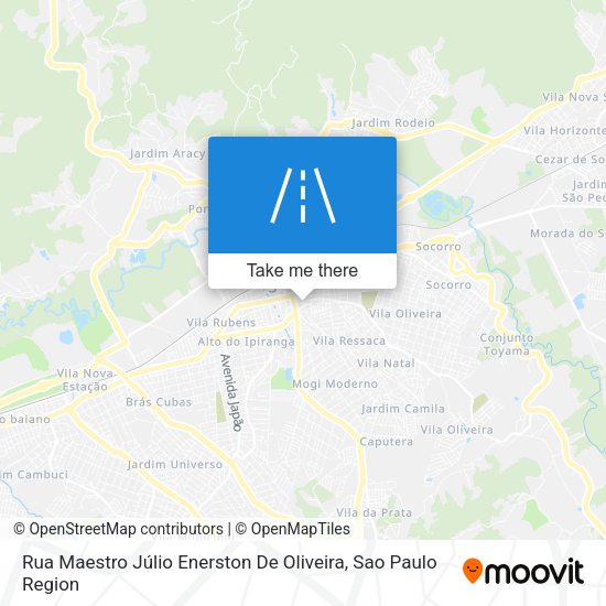 Rua Maestro Júlio Enerston De Oliveira map