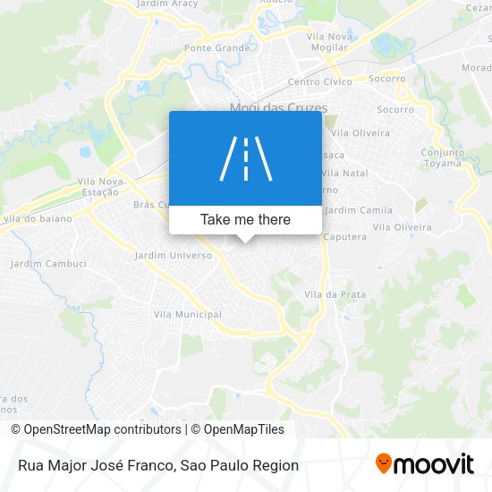 Rua Major José Franco map