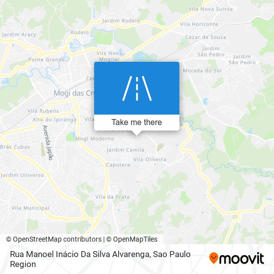 Rua Manoel Inácio Da Silva Alvarenga map