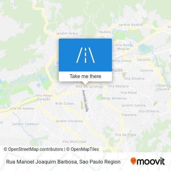 Rua Manoel Joaquim Barbosa map