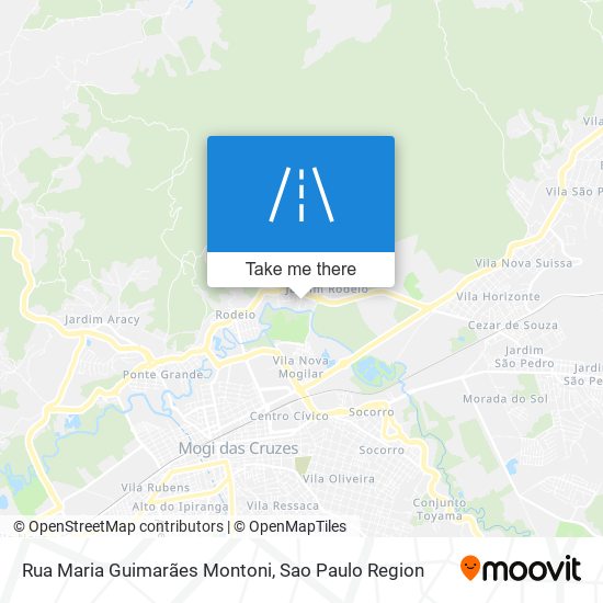 Rua Maria Guimarães Montoni map
