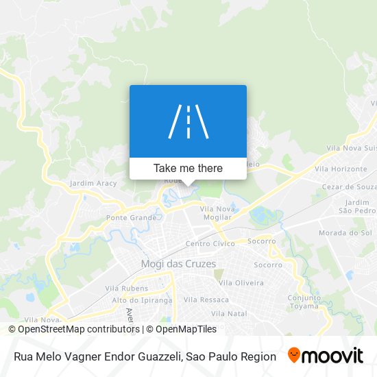 Rua Melo Vagner Endor Guazzeli map