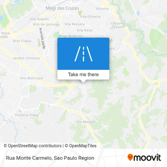 Rua Monte Carmelo map