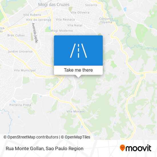 Rua Monte Gollan map