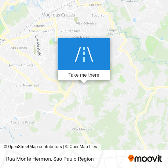 Rua Monte Hermon map