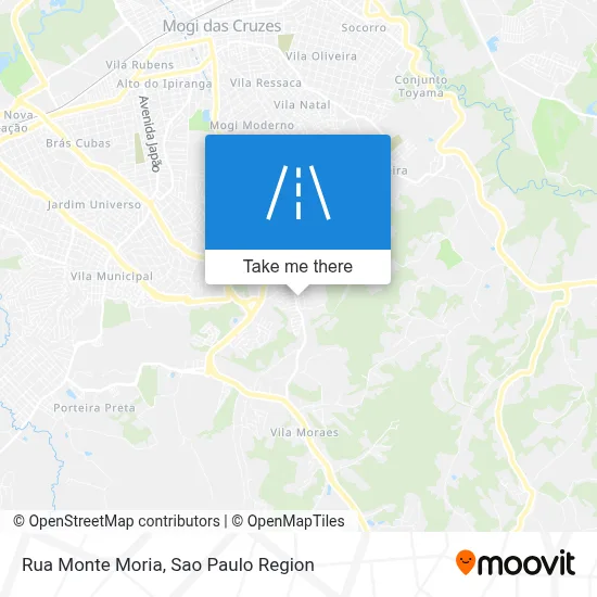 Rua Monte Moria map