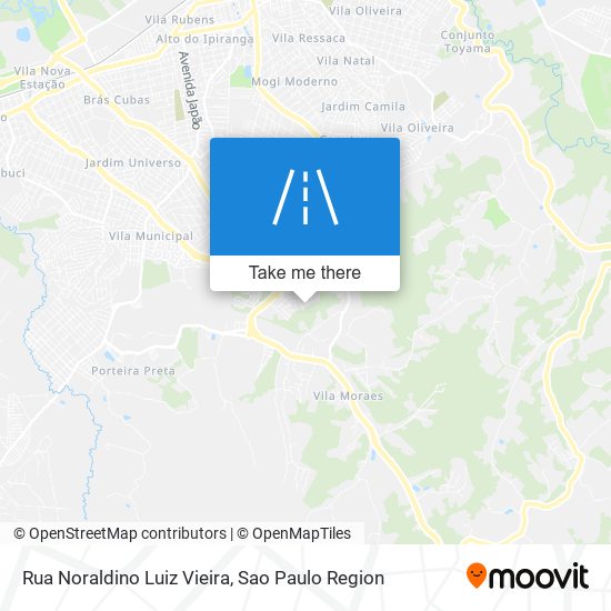 Rua Noraldino Luiz Vieira map