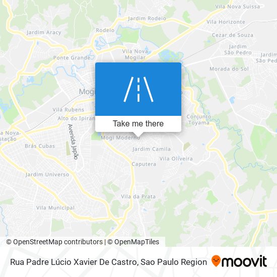 Mapa Rua Padre Lúcio Xavier De Castro