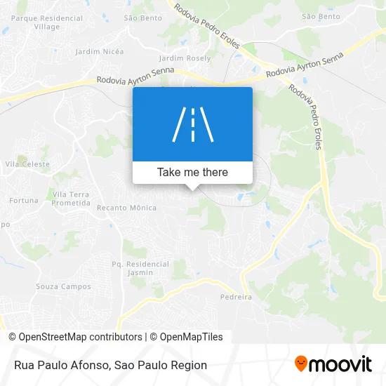 Rua Paulo Afonso map