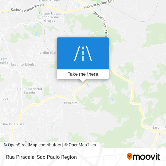 Rua Piracaia map