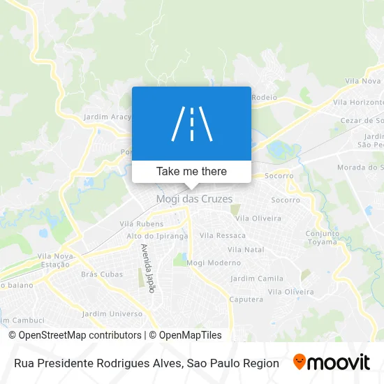Rua Presidente Rodrigues Alves map