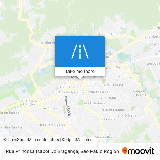 Rua Princesa Isabel De Bragança map